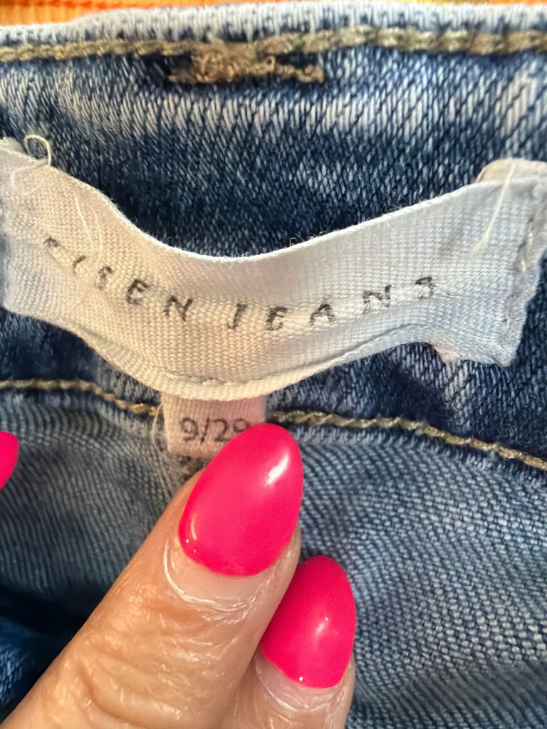 Risen Jeans Women's 9/29 Blue Denim