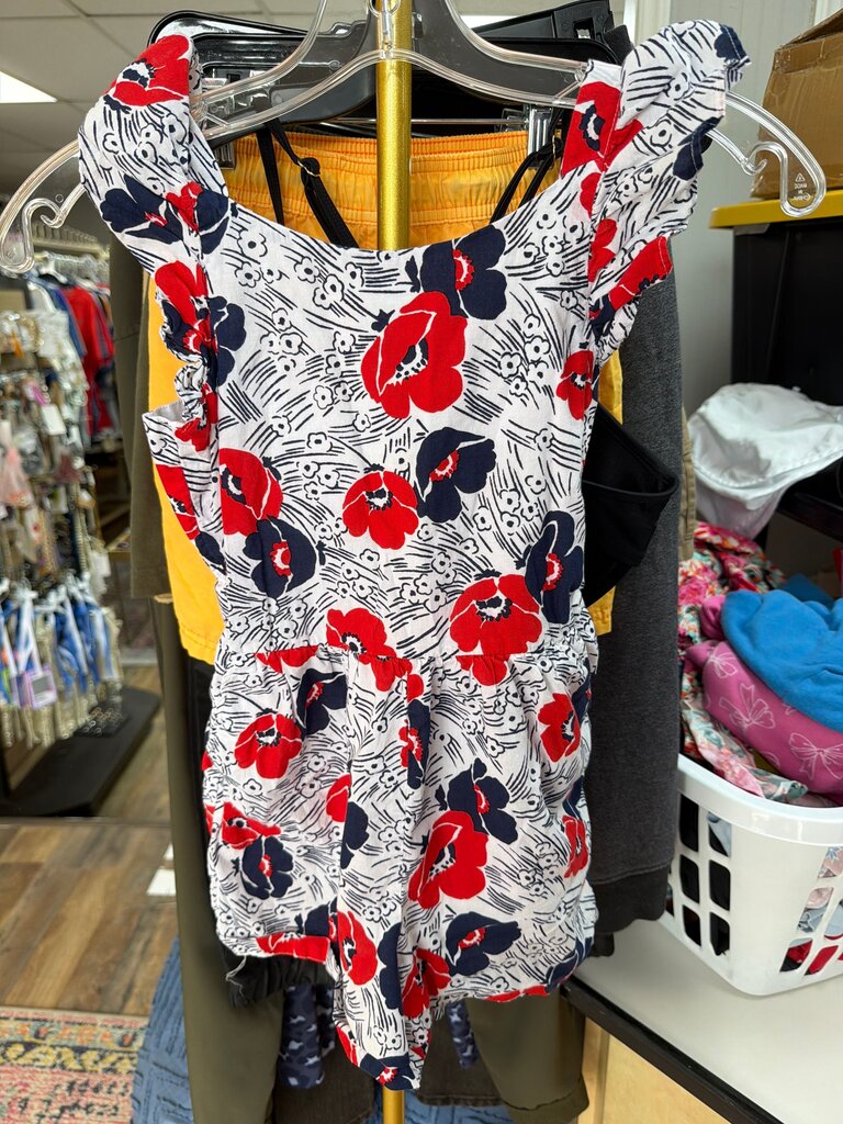 Floral Print Romper