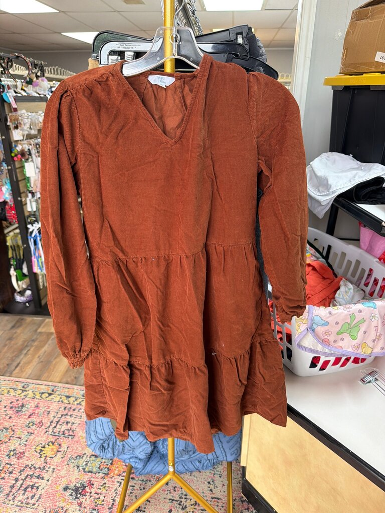 TIME AND TRUE Girls' Corduroy Dress