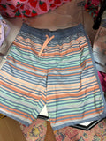 Striped Swim Trunks