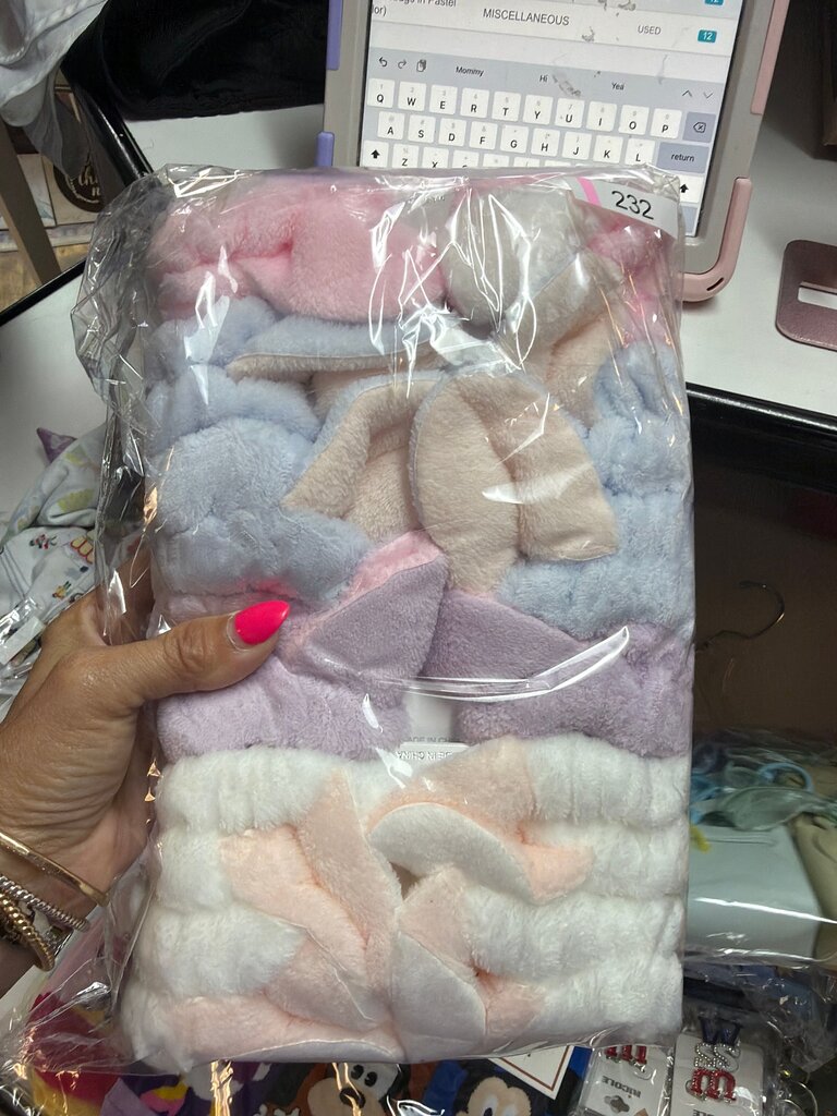 Assorted Plush Hair Scrunchies