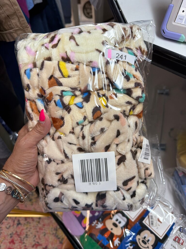 Colorful Patterned Throw Blanket