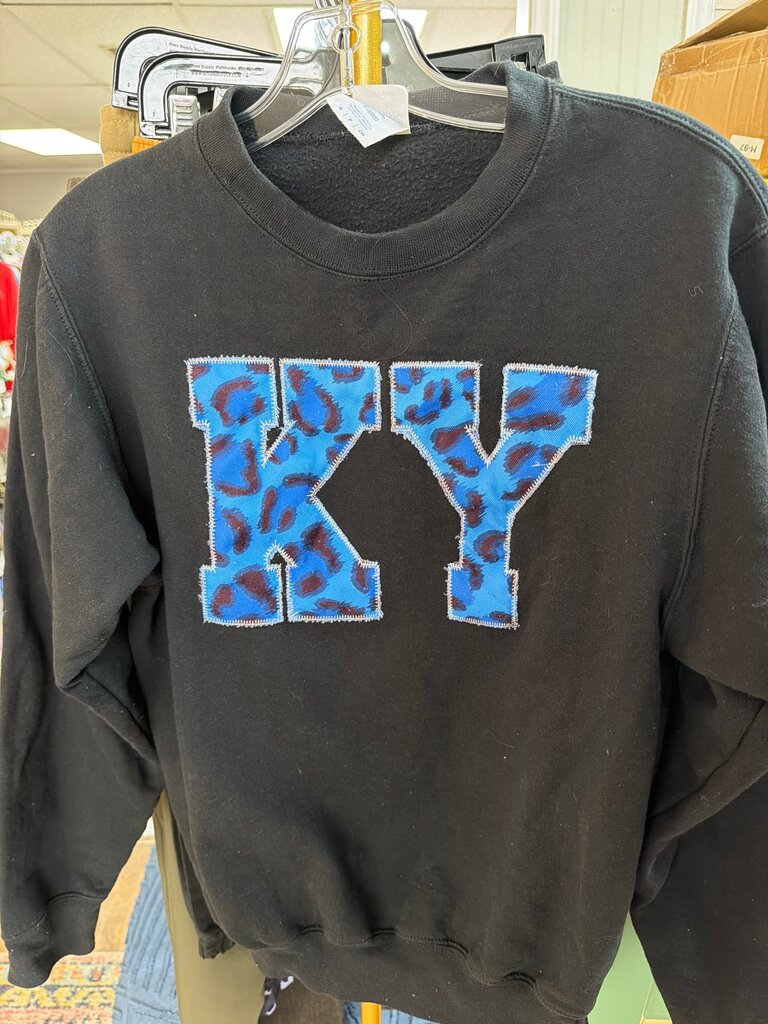 KY Leopard Print Sweatshirt