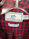 Southern Tide Intercoastal XL Red Checkered Shirt