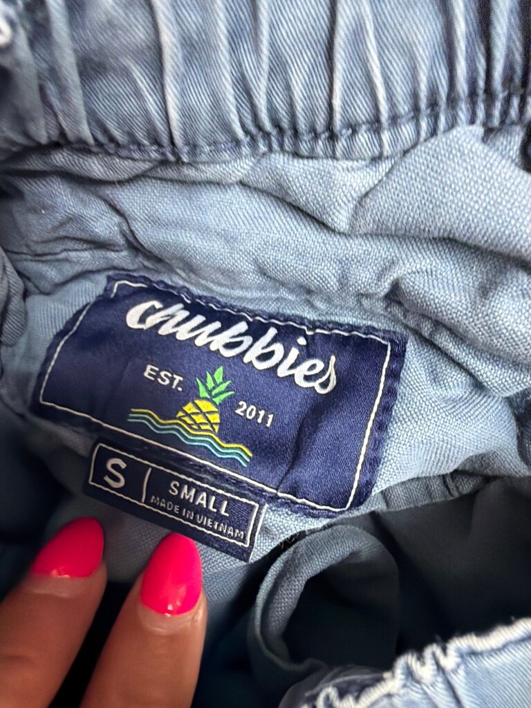 Chubbies Men's Small Blue Shorts