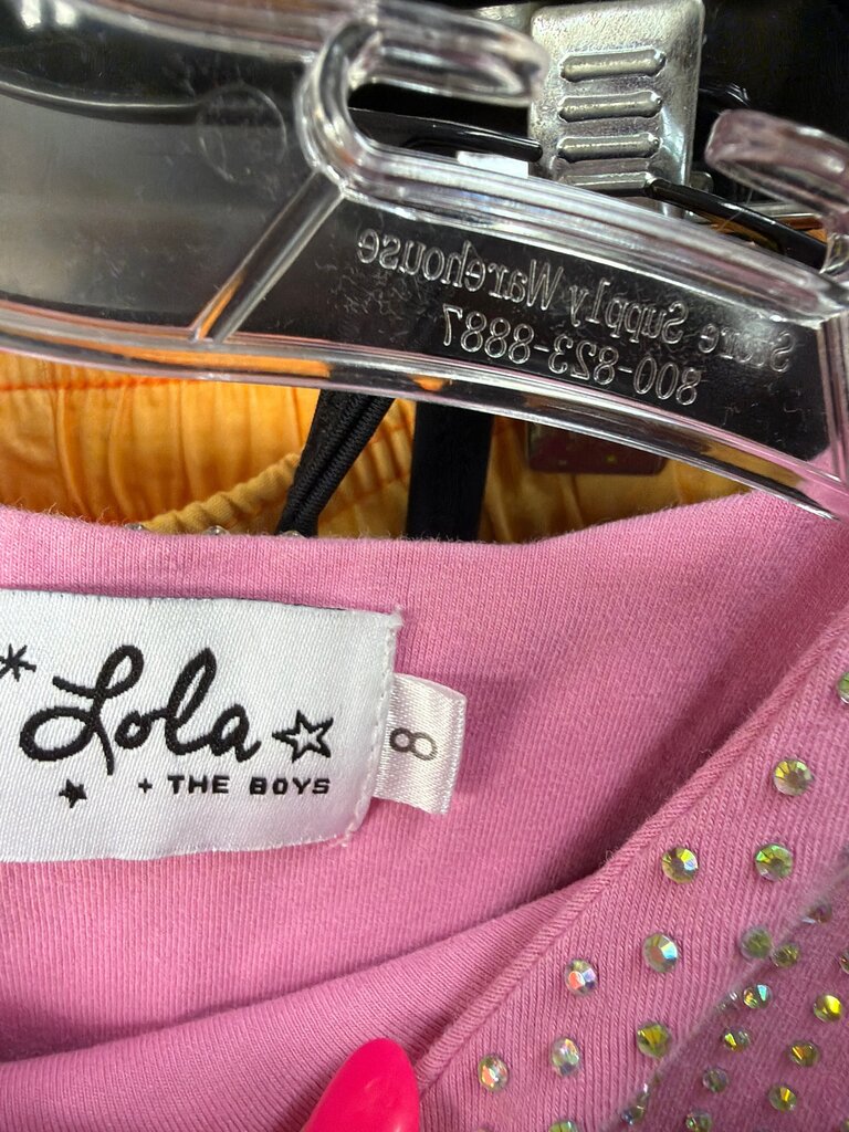 Lola Boys Pink Sparkly Top