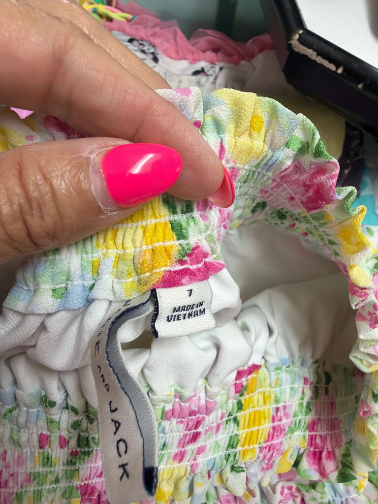 Floral Print Girls Skirt