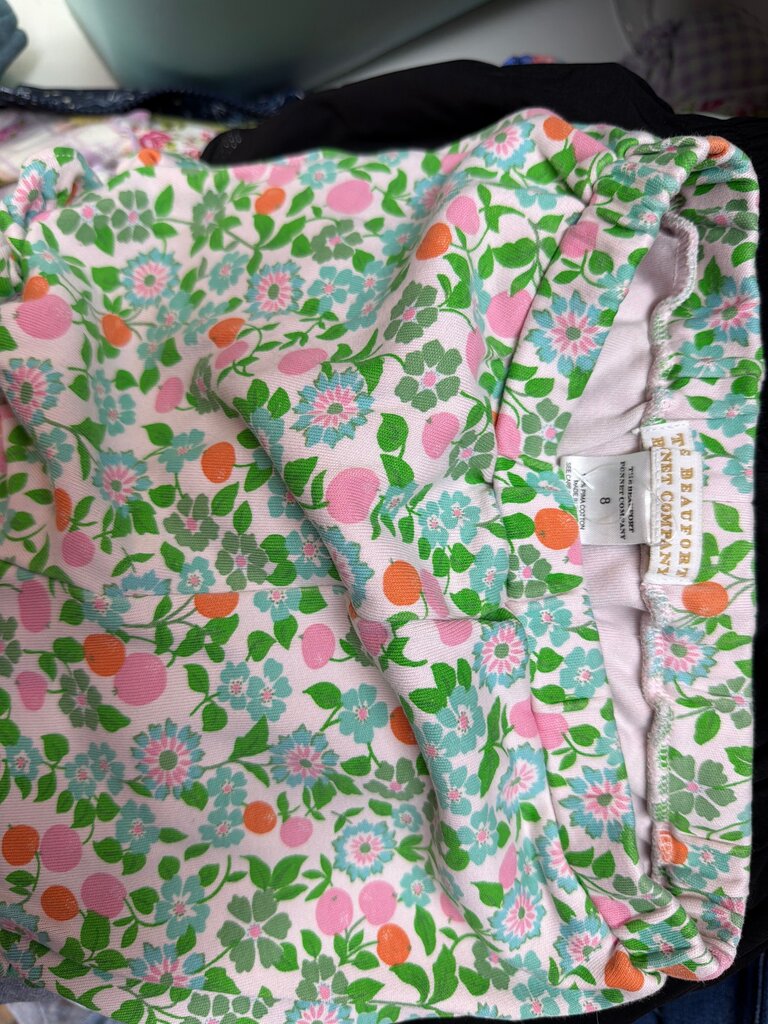 T.J. Beaufort Floral Print Skirt
