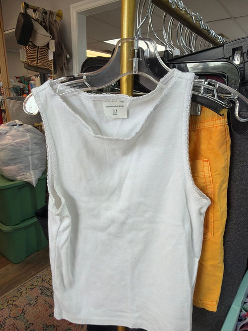 Abercrombie Kids White Tank Top
