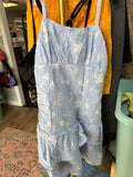 Light Blue Floral Print Dress