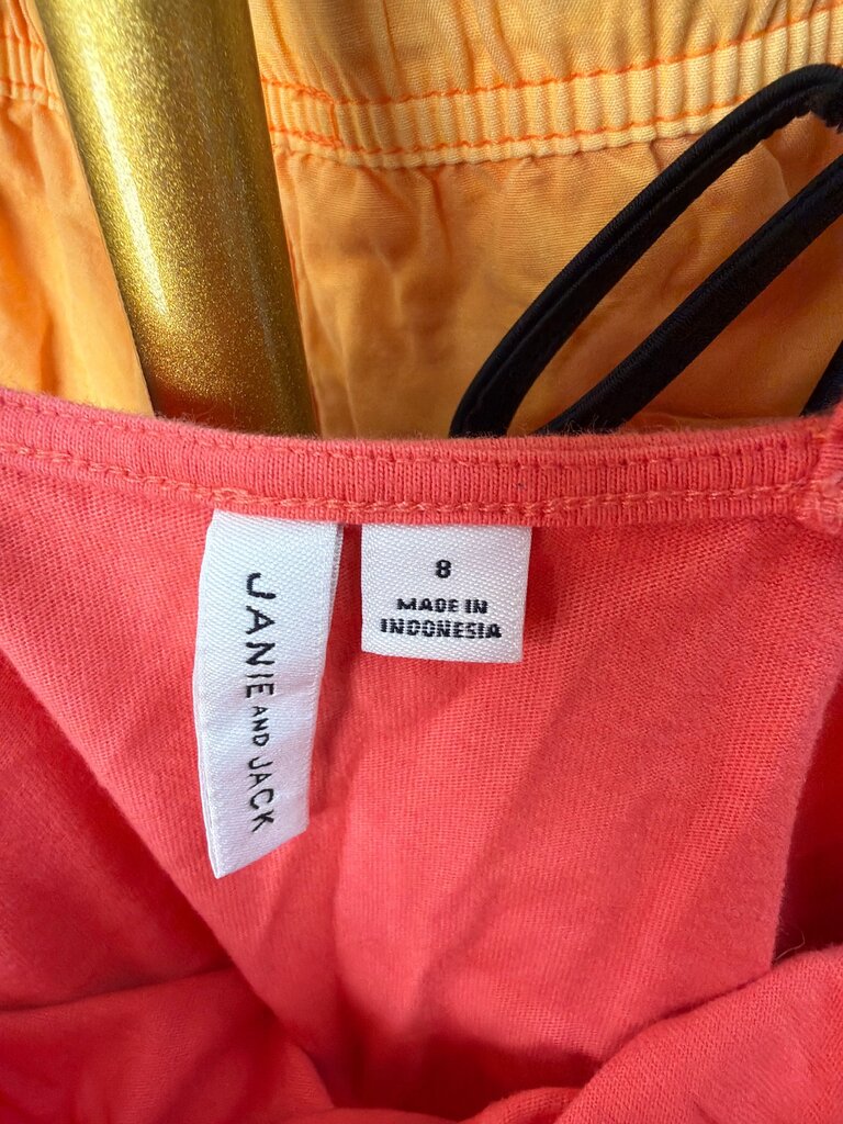 Janie and Jack Girls' Coral Tank Top