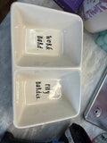 Work Hard, Play Harder Serving Dish