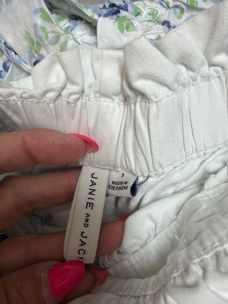 Janie and Jack White Girls Shorts