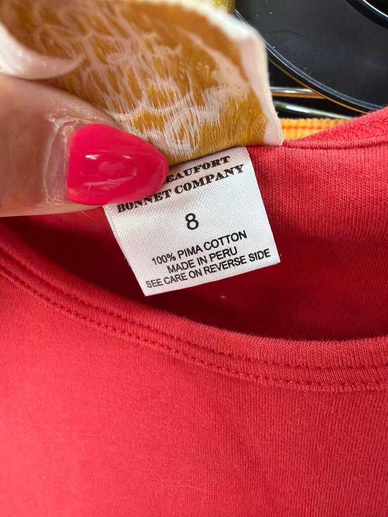 Red Pima Cotton Tank Top