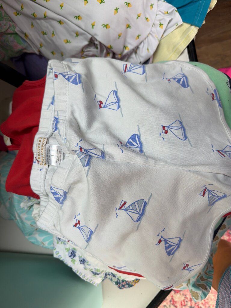 The Beaufort Bonnet Company Sailboat Print Shorts