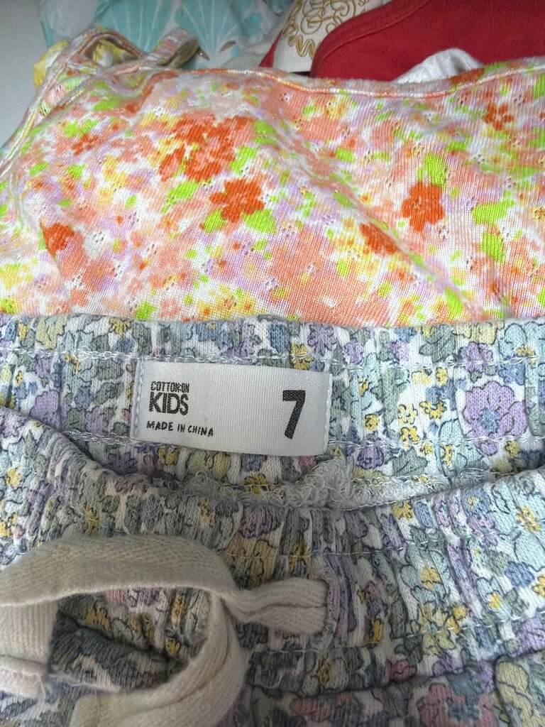 Girls Floral Print Shorts