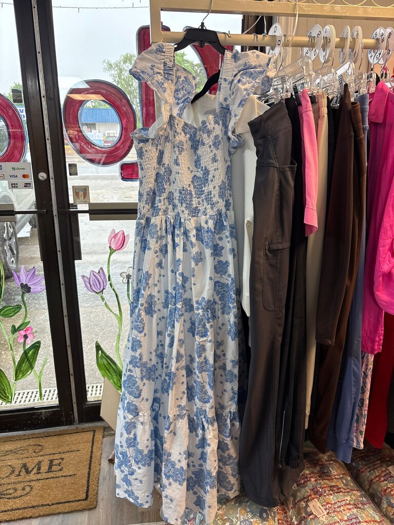 Floral Print Maxi Dress