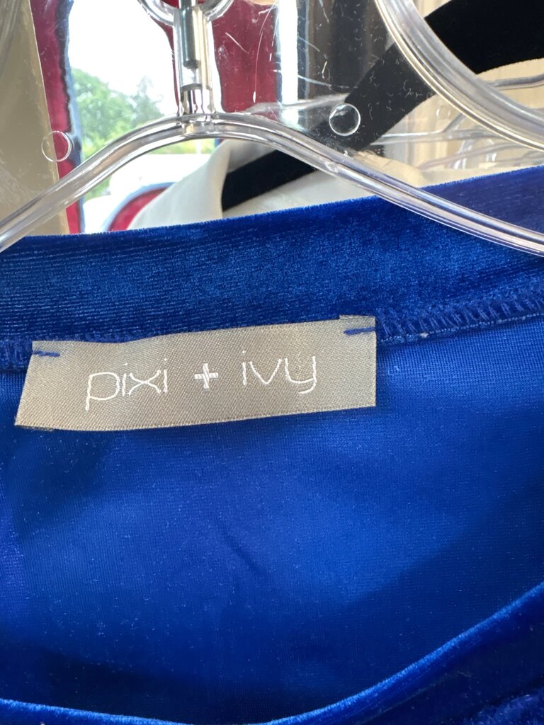 Pixi and Ivy Blue Sequin Top
