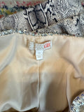 Sequined Black and Silver Top
