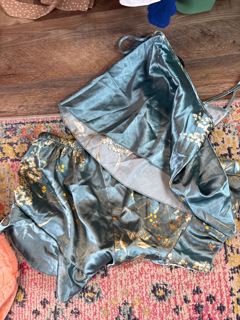 Floral Satin Sleep Set