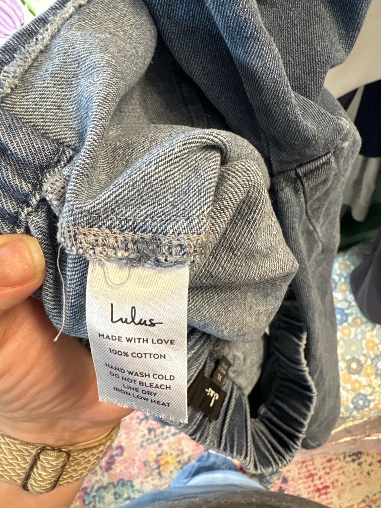 Lulus Denim Romper