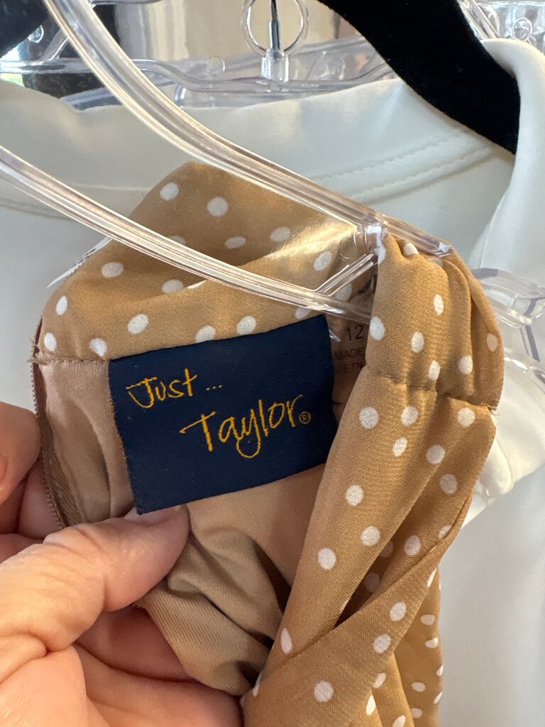 Just Taylor Polka Dot Dress