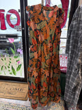 Floral Print Maxi Dress