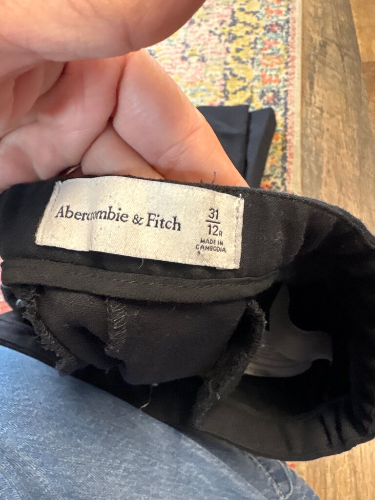 Abercrombie & Fitch Black Pants