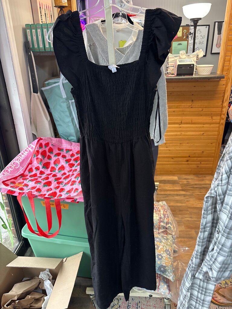 Black Smocked Dress