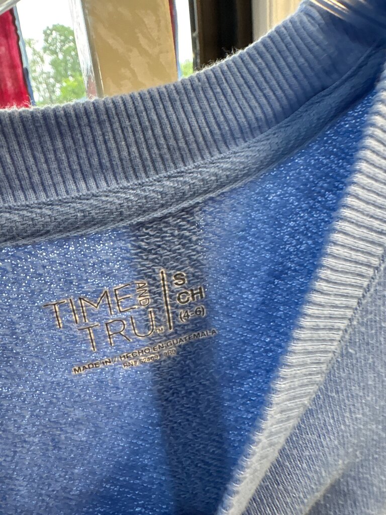 Time and True Light Blue Sweater