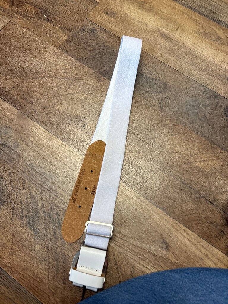 White Adjustable Strap Belt