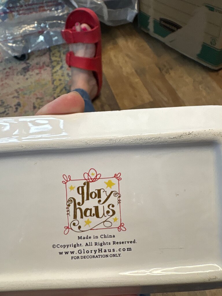 Glory Haus Remember That Decorative Tray
