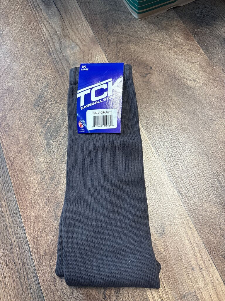 TCK Baseball Socks Graphite