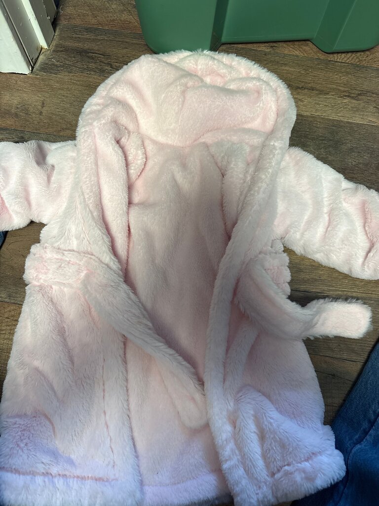 Pink Furry Robe