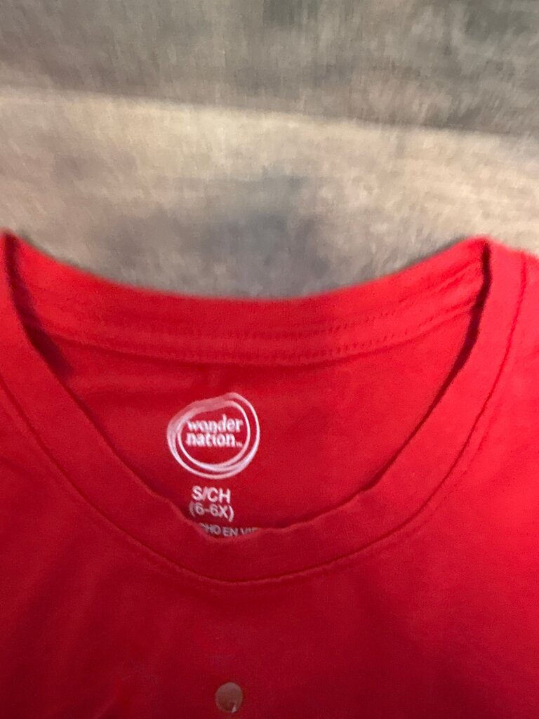 Wonder Nation Red Sequin Star T-Shirt