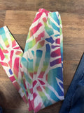 Girls Rainbow Tie-Dye Leggings
