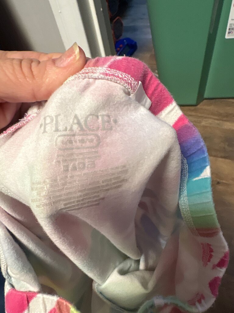 Girls Rainbow Tie-Dye Leggings