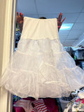 White Tiered Skirt