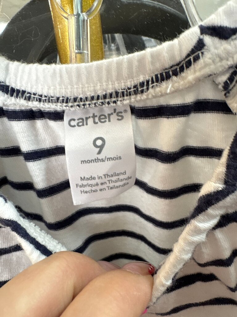 Carter's Striped Romper with Heart