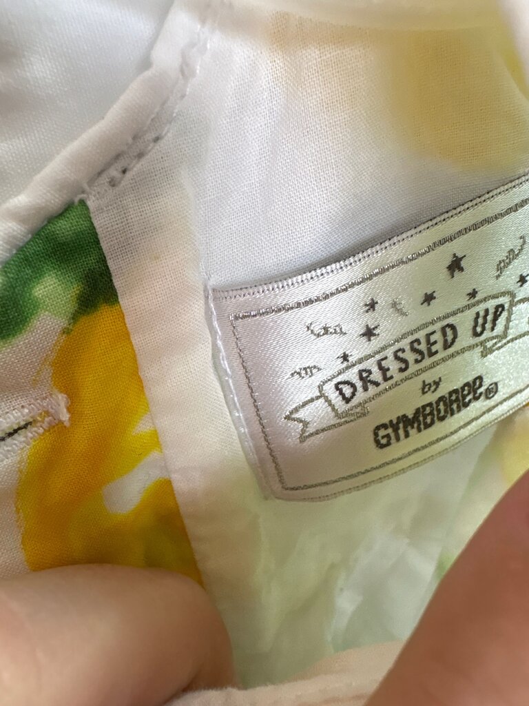 Girls Lemon Print Dress