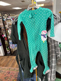 Carter's Green Polka Dot Baby Snowsuit