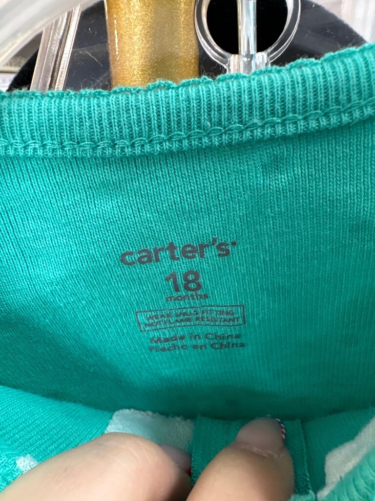 Carter's Green Polka Dot Baby Snowsuit