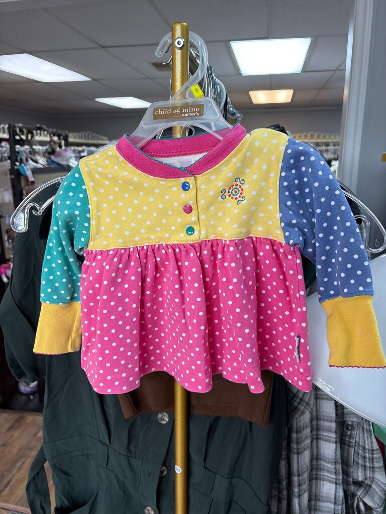 Colorful Polka Dot Infant Top