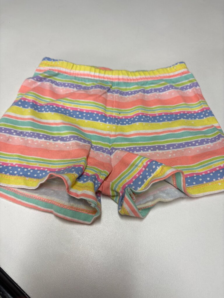 Colorful Striped Toddler Shorts