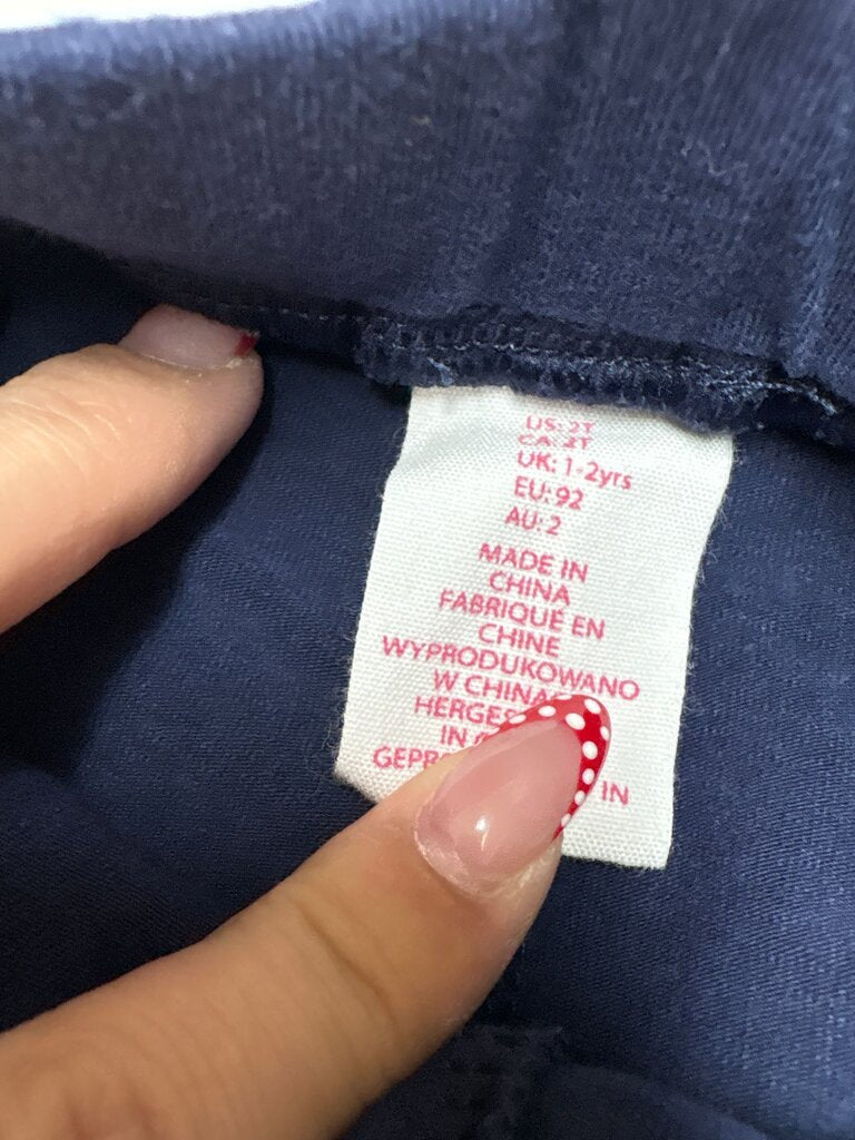 Navy Blue Toddler Shorts