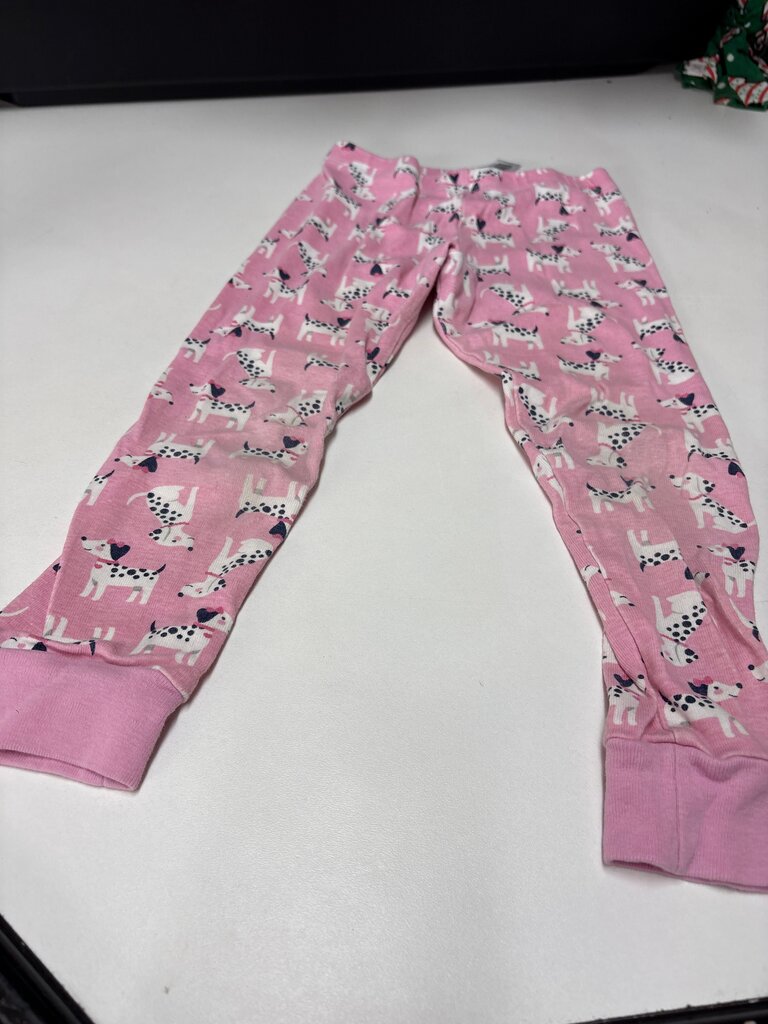 Pink Dog Print Leggings