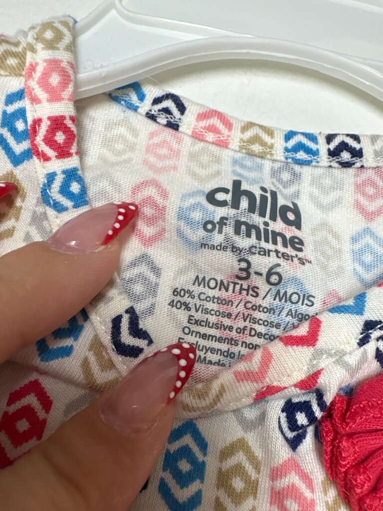 Child of Mine Baby Dress Size 3-6 Months