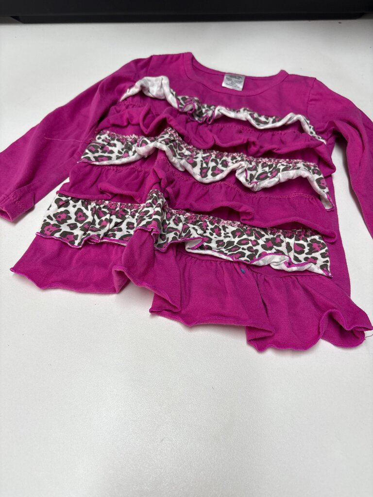 Swiggles Pink Ruffled Toddler Shirt