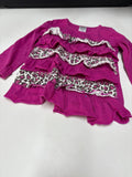 Swiggles Pink Ruffled Toddler Shirt
