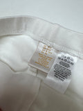 Girls White Leggings with Decorative Bow